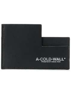 визитница с отделениями для карточек асимметричного дизайна A-Cold-Wall*