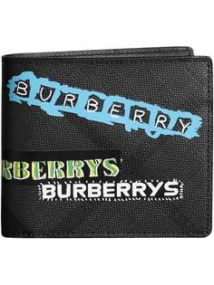 кошелек в клетку с принтом 'International' Burberry