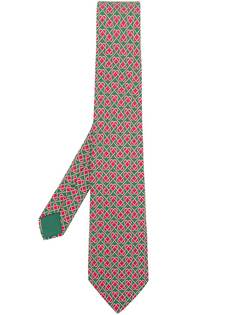 галстук с принтом Hermès Vintage
