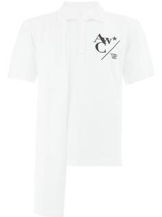 асимметричная рубашка-поло с логотипом A-Cold-Wall*