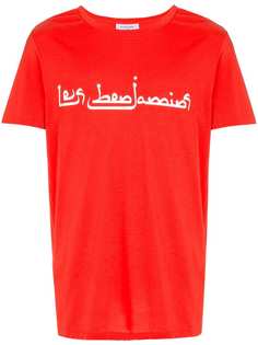 футболка с логотипом в арабском стиле Les Benjamins