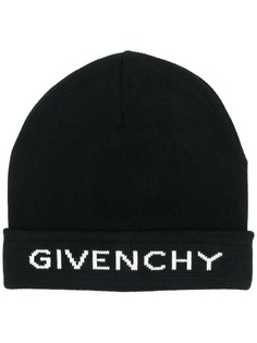 вязаная шапка с логотипом Givenchy