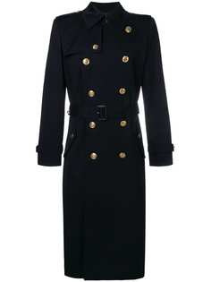 двубортное пальто с поясом Givenchy