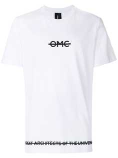 футболка с принтом логотипа Omc