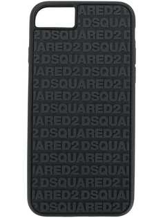 чехол для iPhone 6/7s с тисненым логотипом Dsquared2