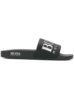 шлепанцы с логотипом Boss Hugo Boss