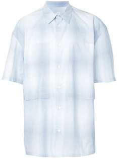клетчатая рубашка с крупными нагрудными карманами E. Tautz