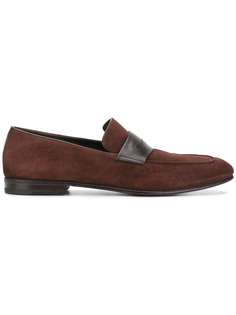 contrast strap loafers Ermenegildo Zegna