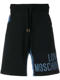 шорты-бермуды с принтом логотипа Love Moschino