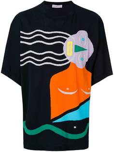 джемпер с вывязанным рисунком Walter Van Beirendonck