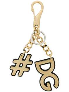 брелок для ключей с логотипом и хэштегом Dolce & Gabbana