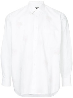 двухслойная рубашка с цветочным принтом Comme Des Garçons Vintage