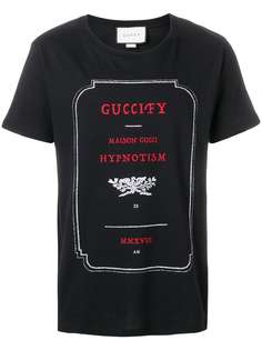 футболка с логотипом 'Guccify' Gucci