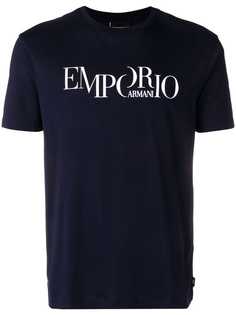 logo printed short sleeve T-shirt Emporio Armani