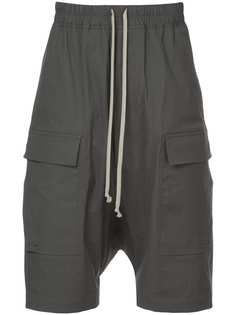 шорты-карго с заниженным шаговым швом Rick Owens