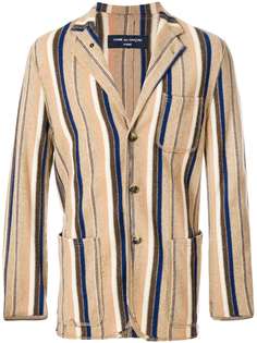 пиджак в полоску с заостренными отворотами Comme Des Garçons Vintage