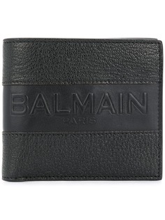 кошелек с тисненым логотипом Balmain