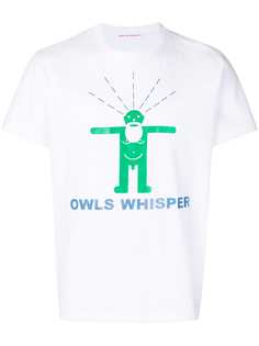 Owls Whisper print T-shirt Walter Van Beirendonck