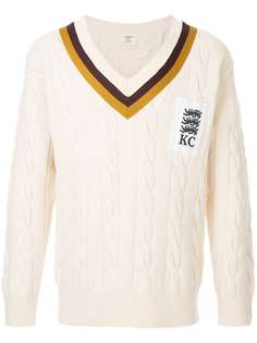 джемпер с V-образной горловиной Kent & Curwen