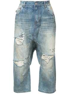 укороченные джинсы с заниженным шаговым швом 'Army Of One' Mostly Heard Rarely Seen