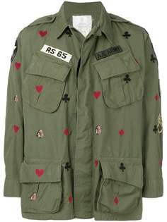 printed army jacket As65
