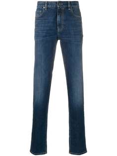 джинсы узкого кроя с выцветшим эффектом Z Zegna