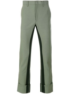 брюки с контрастирующими полосками Prada