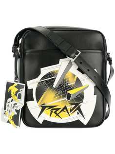 сумка на плечо с нашивкой Prada