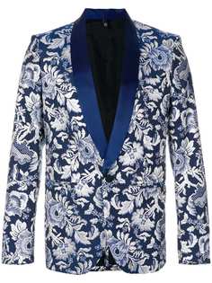 пиджак с вышитыми цветами Christian Pellizzari