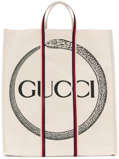 сумка-тоут с принтом Gucci Ouroboros Gucci
