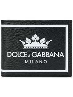кошелек с логотипом Dolce & Gabbana
