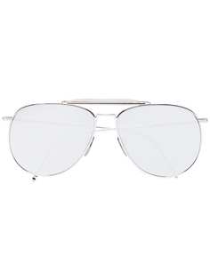 солнцезащитные зеркальные очки Thom Browne Eyewear