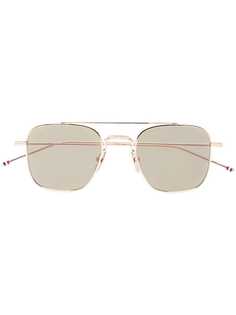 зеркальные солнцезащитные очки Thom Browne Eyewear