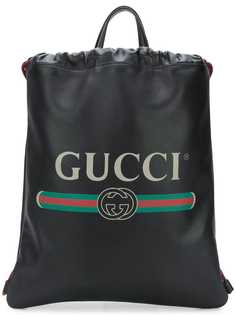 рюкзак с принтом логотипа Gucci