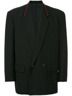 двубортный пиджак с подкладкой Comme Des Garçons Vintage