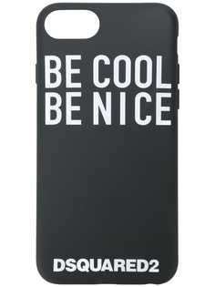 чехол для iPhone 7/8 'Be Cool Be Nice' Dsquared2