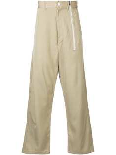 мешковатые брюки с боковой молнией Comme Des Garçons Vintage