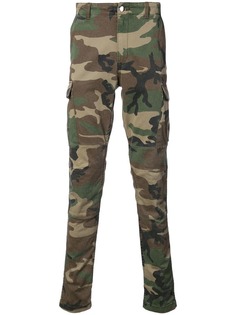 узкие брюки с камуфляжным рисунком Amiri
