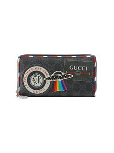 кошелек на молнии 'Night Courrier GG Supremei' Gucci