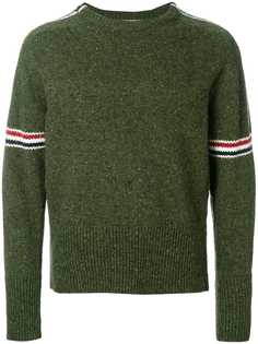 классический твидовый пуловер Thom Browne