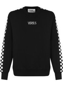 Хлопковый свитшот с принтом Versus Versace