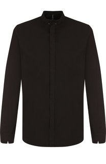 Рубашка из смеси хлопка и льна с воротником мандарин Transit