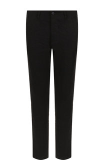 Брюки прямого кроя из смеси льна и шерсти с хлопком Transit