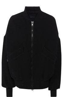 Шерстяной бомбер на молнии Yohji Yamamoto