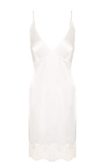 Шелковая сорочка на бретельках Ermanno Scervino