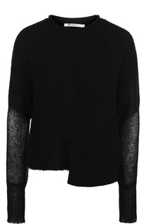 Вязаный пуловер из смеси шерсти и хлопка T by Alexander Wang
