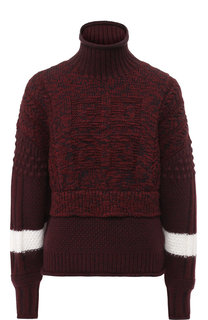 Шерстяной пуловер с высоким воротником Givenchy
