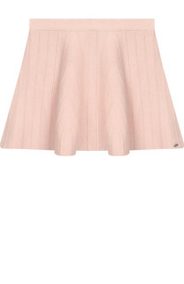 Юбка свободного кроя из смеси хлопка и шерсти Tartine Et Chocolat