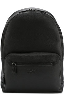 Кожаный рюкзак с внешним карманом на молнии Polo Ralph Lauren