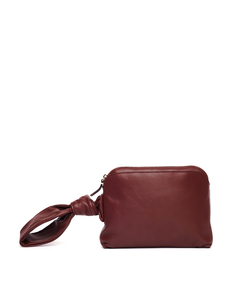 Кожаный клатч Wristlet The Row